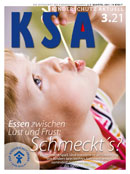 Cover KSA 2021/03 Junge mit Spaghetti