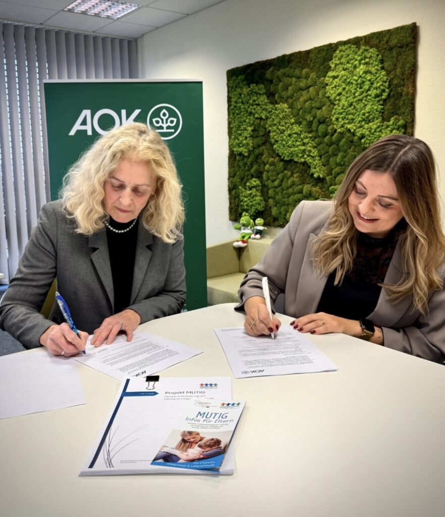 Unterzeichnung des Kooperationsvertrags